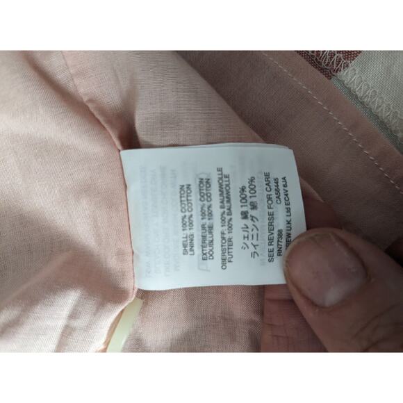 Madewell Women's Tie-Front Cutout Dress in Sherbet Stripe Dress Size 00 - Picture 9 of 10